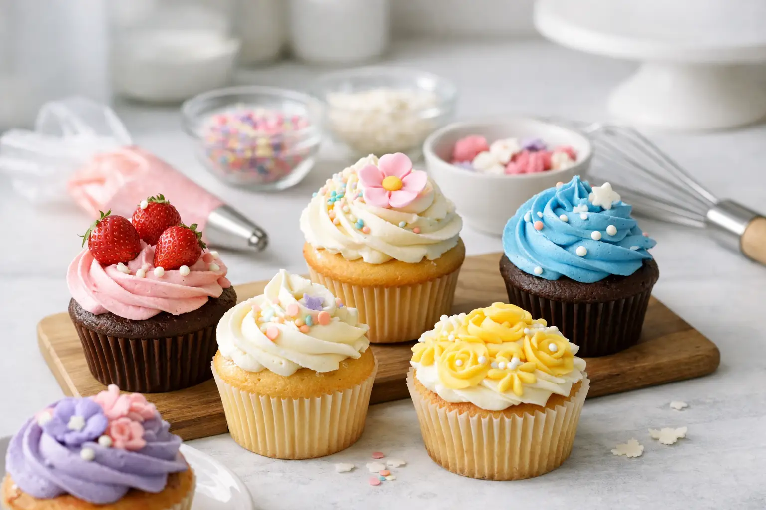 Cupcake dekoration hemma som blir fin direkt