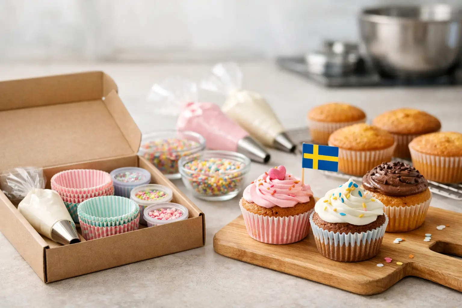 Köpa cupcake kit i Sverige - så väljer du rätt